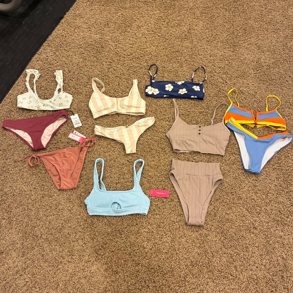 Aerie Billabong O’neill Target Shein Mixed Women’s Bikini Lot - Size XS/ S